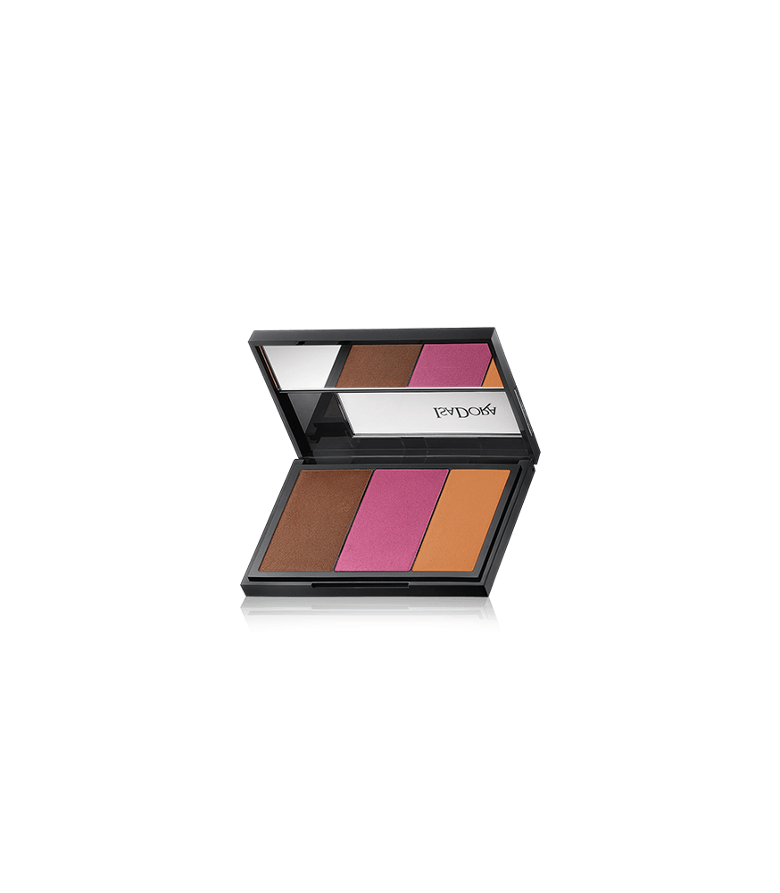 IsaDora Face Sculptor 3-in-1 Palette 65 Bronze Plum (12 g)