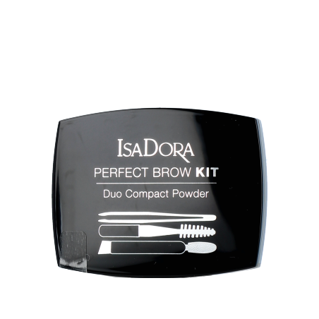 IsaDora Perfect Brow Kit Duo Compact Powder 16 Brown Duo (3 g)