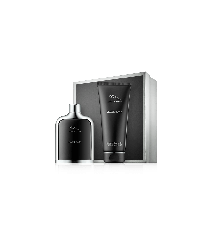 Jaguar Classic Black 100 ml EdT Set mit Shower Gel