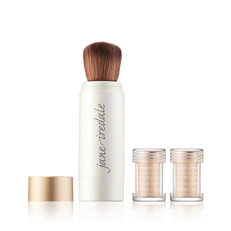 Jane Iredale Amazing Base Refillable Brush + 2 Refills Honey Bronze (1 Stück + 2x2