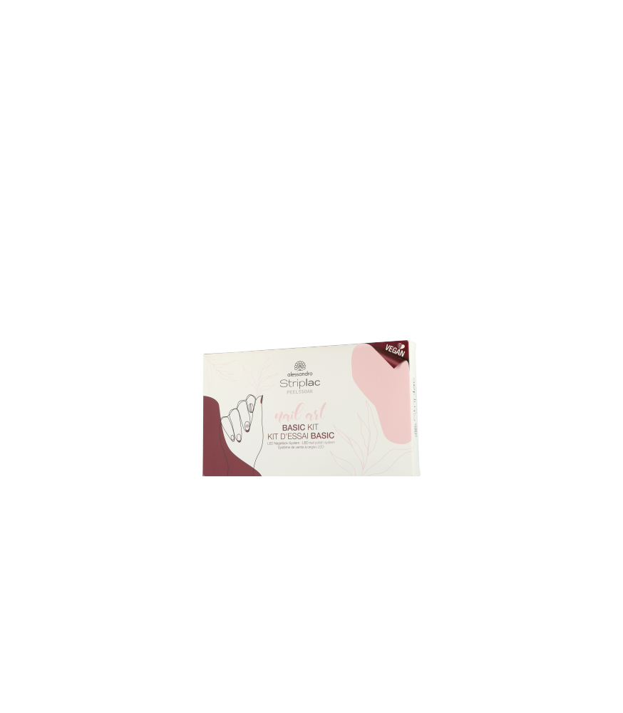 Alessandro Striplac Peel or Soak Nail Art Basic Kit