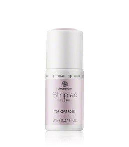 Alessandro Striplac Peel or Soak Top Coat Rosé (8 ml)