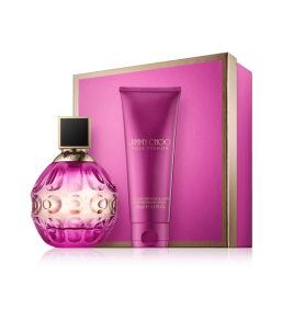 Jimmy Choo Rose Passion 60 ml EdP Set mit Body Lotion