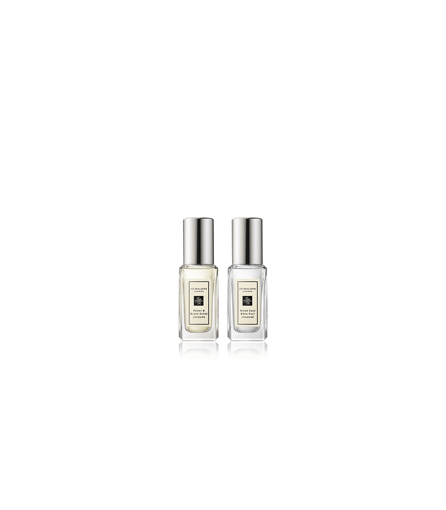 Jo Malone Peony & Blush Suede Travel Set mit Wood Sage & Sea Salt Spray