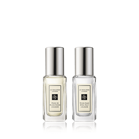 Jo Malone Peony & Blush Suede Travel Set mit Wood Sage & Sea Salt Spray