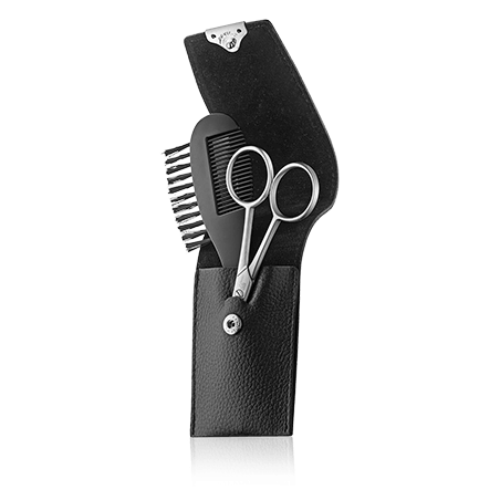 Erbe Solingen Herrenscheren Bartpflege-Etui mit Schere und Kamm (2-teilig)