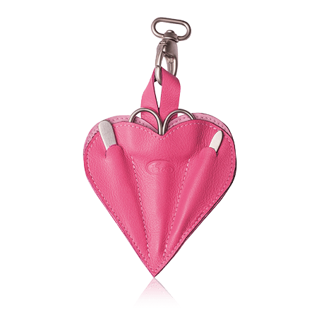 Erbe Solingen Maniküre-Etui Herz-Etui in Pink (3-teilig)