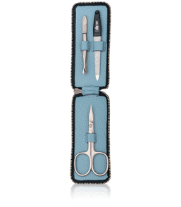 Erbe Solingen Maniküre-Etui mit Reißverschluss in Hellblau (3-teilig)