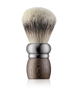 Erbe Solingen Rasierpinsel Rhodium Silberspitz