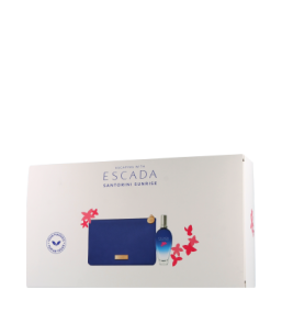 Escada Santorini Sunrise 30 ml EdT Set mit Clutch Bag