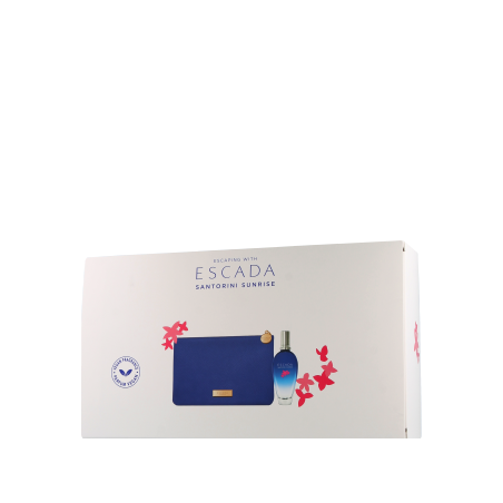 Escada Santorini Sunrise 30 ml EdT Set mit Clutch Bag