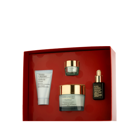 Estée Lauder DayWear Set mit Synchronized Multi-Recovery Complex und Cleanser