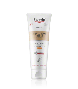 Eucerin Hyaluron-Filler + Elasticity Handcreme gegen Altersflecken LSF 30 (75 ml)