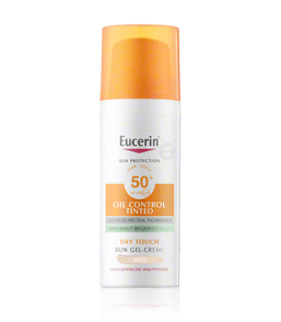 Eucerin Sun Protection Oil Control Tinted Dry Touch Face Sun Gel-Creme LSF 50+ hell (50 ml)