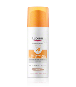 Eucerin Sun Protection Photoaging Control Tinted Face Sun Gel-Creme LSF 50+ Mittel (50 ml)