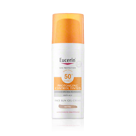 Eucerin Sun Protection Photoaging Control Tinted Face Sun Gel-Creme LSF 50+ Mittel (50 ml)