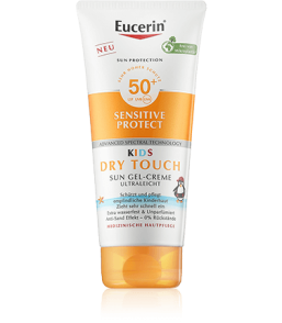 Eucerin Sun Protection Sensitive Protect Kids Dry Touch Sun Gel-Creme LSF 50+ (200 ml)