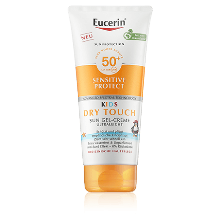 Eucerin Sun Protection Sensitive Protect Kids Dry Touch Sun Gel-Creme LSF 50+ (200 ml)