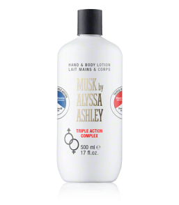 Alyssa Ashley Musk Hand & Body Lotion Triple Action Complex (500 ml)