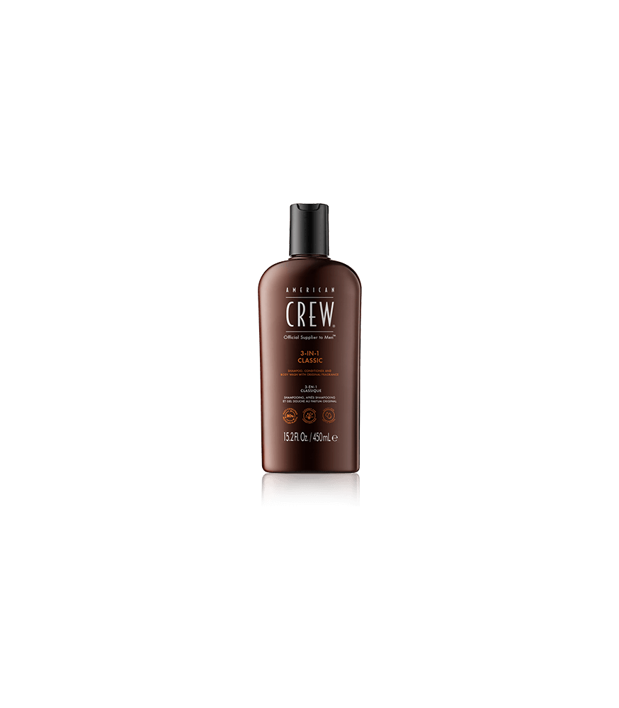 American Crew Hair and Body Care 3-in-1 Shampoo