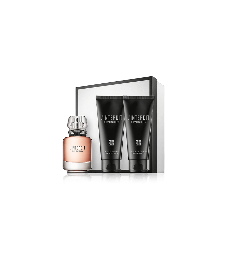 Givenchy L'Interdit 50 ml EdP Set mit Shower Oil & Body Milk