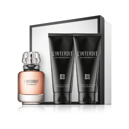 Givenchy L'Interdit 50 ml EdP Set mit Shower Oil & Body Milk
