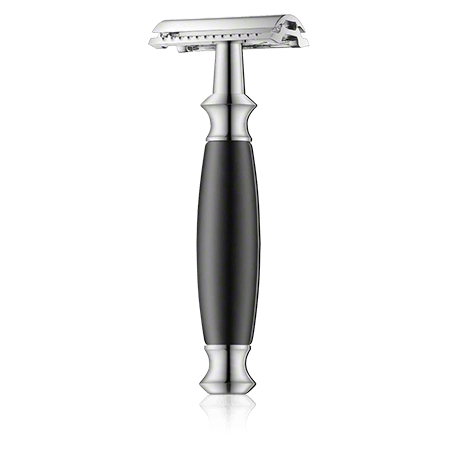 Golddachs Rasierer Doppelklingen-Rasierer Schwarz/Silber