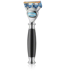 Golddachs Rasierer Fusion Schwarz/Silber