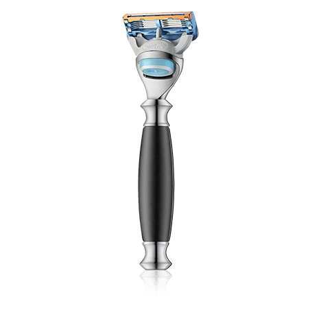 Golddachs Rasierer Fusion Schwarz/Silber