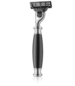 Golddachs Rasierer Mach3 Schwarz/Silber