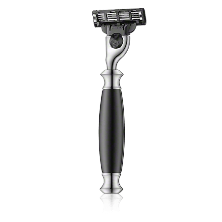 Golddachs Rasierer Mach3 Schwarz/Silber