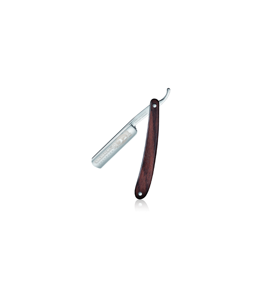 Golddachs Rasiermesser Griffschale Indian Rosewood