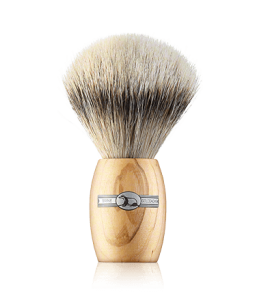 Golddachs Rasierpinsel Dachs-Silberspitzen Olivenholz