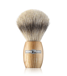 Golddachs Rasierpinsel Dachs-Zupfhaar Kautschukholz