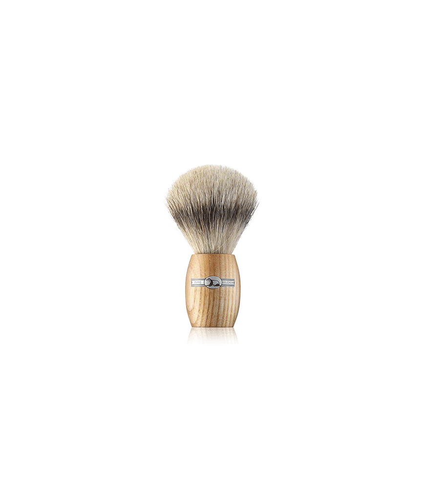 Golddachs Rasierpinsel Dachs-Zupfhaar Kautschukholz