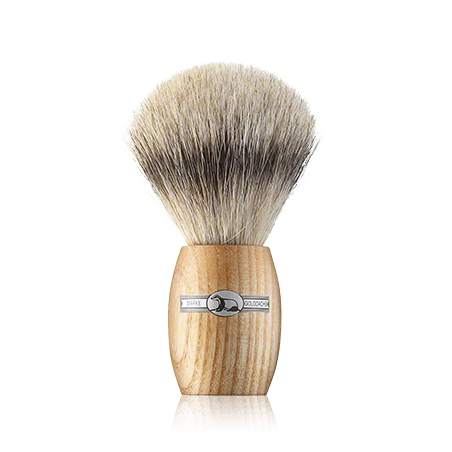 Golddachs Rasierpinsel Dachs-Zupfhaar Kautschukholz