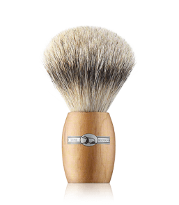 Golddachs Rasierpinsel Dachs-Zupfhaar Olivenholz