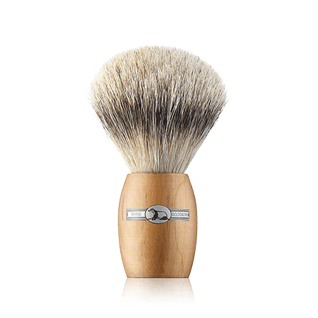 Golddachs Rasierpinsel Dachs-Zupfhaar Olivenholz