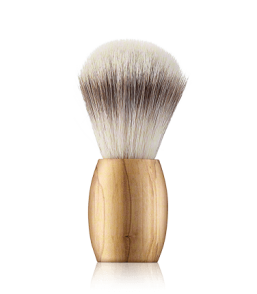 Golddachs Rasierpinsel Kunsthaar Olivenholz