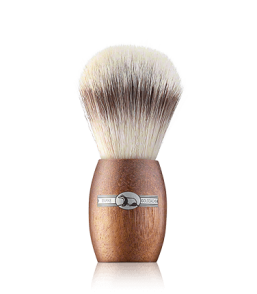 Golddachs Rasierpinsel Kunsthaar Zedernholz