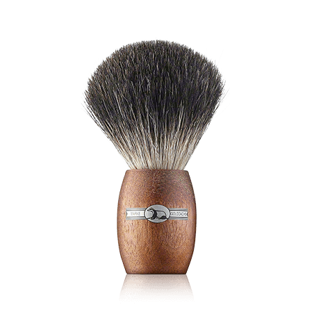 Golddachs Rasierpinsel Reines Dachshaar Zedernholz