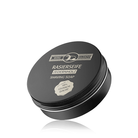 Golddachs Rasierseife Zedernholz in Aludose (60 g)