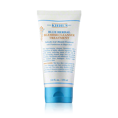Kiehl's Face Care Blue Herbal Blemish Cleanser Treatment (150 ml)