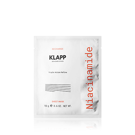 KLAPP Niacinamide Triple Action Refine Sheet Mask (18 g)