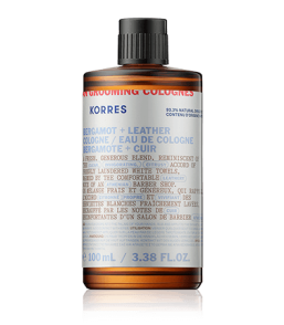 Korres Athenian Grooming Bergamot + Leather Eau de Cologne (100 ml)