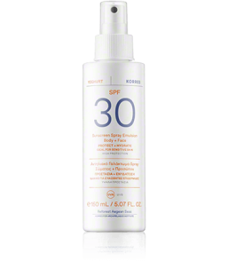 Korres Sun Care Yoghurt Sunscreen Spray Emulsion Body & Face SPF 30 (150 ml)