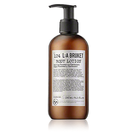 L:A BRUKET Body Care 124 Body Lotion Sage/Rosemary/Lavender (240 ml)