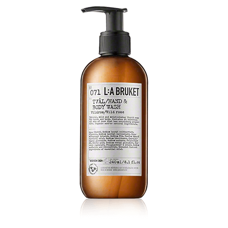 L:A BRUKET Cleansing 071 Hand & Body Wash Wild Rose (240 ml)