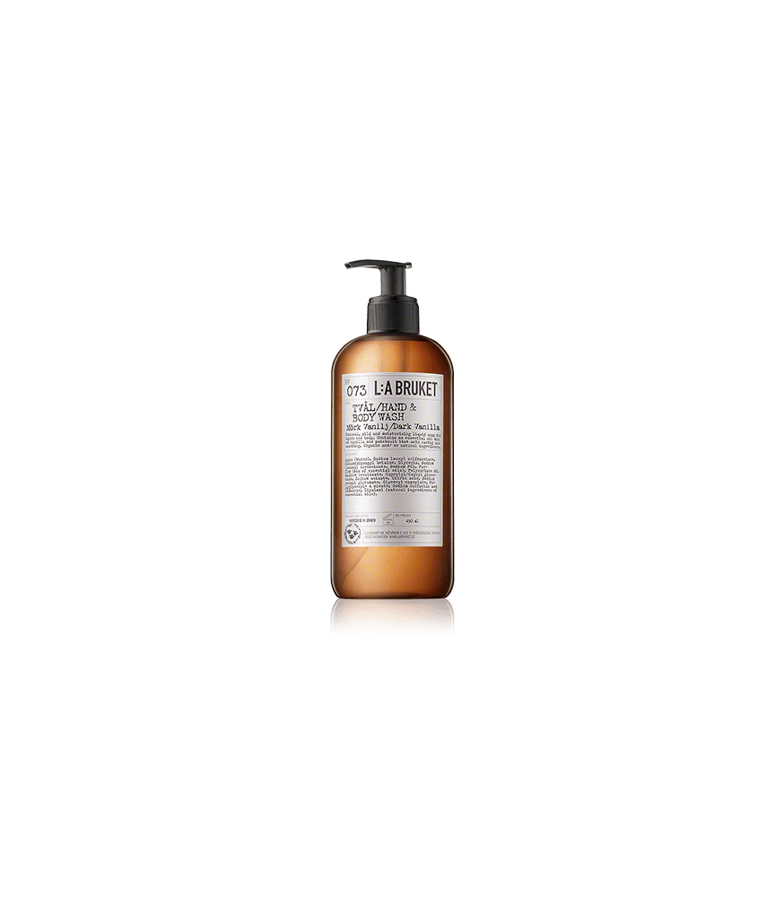 L:A BRUKET Cleansing 073 Hand & Body Wash Dark Vanilla (450 ml)