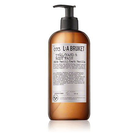 L:A BRUKET Cleansing 073 Hand & Body Wash Dark Vanilla (450 ml)